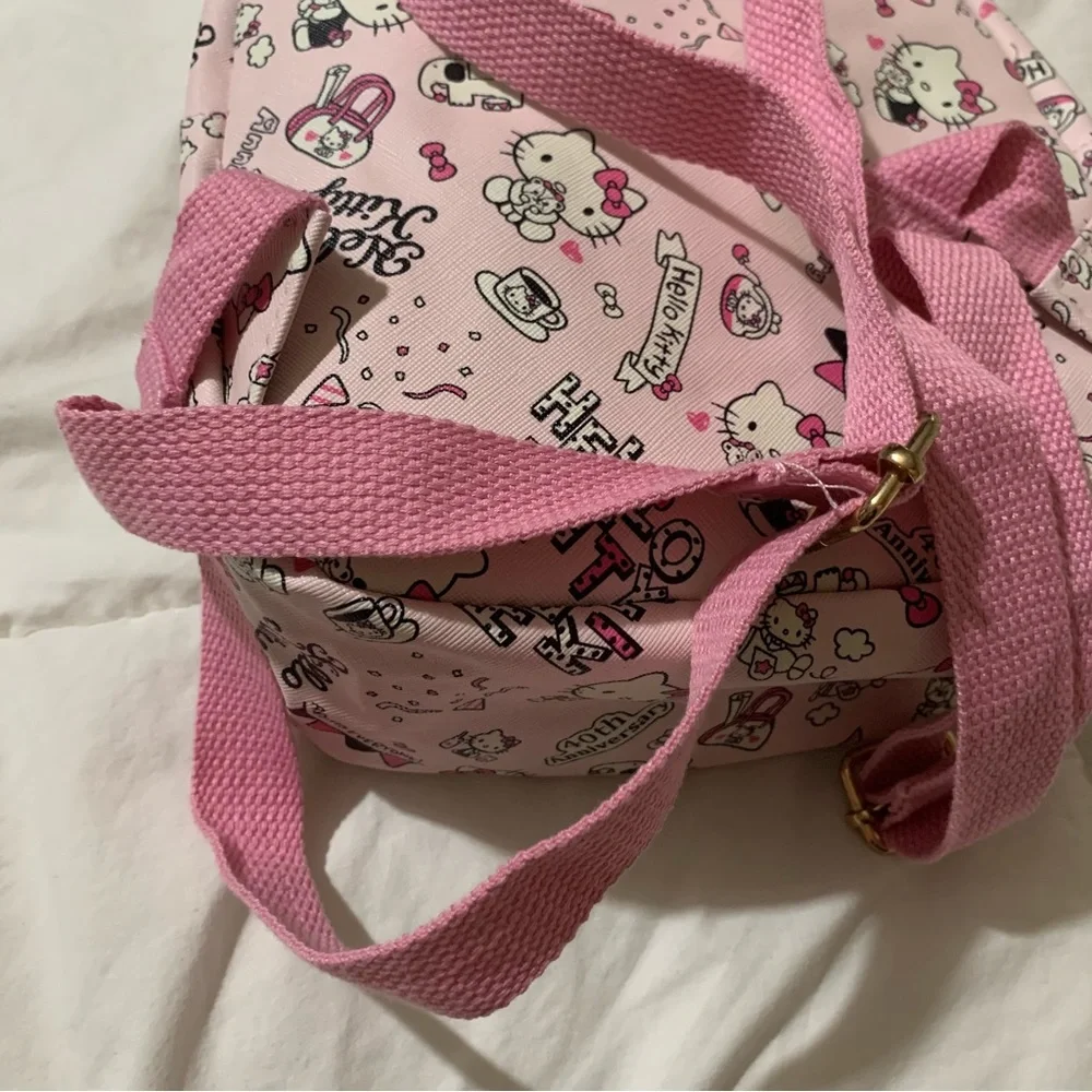 Pink Hello Kitty Mini Backpack with Gold Details NWOT